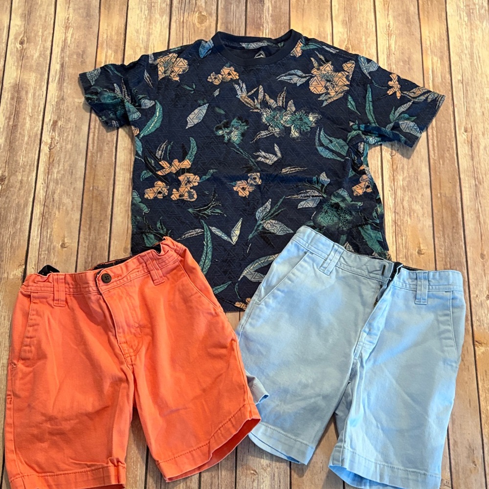 Boy’s Orange & Blue Casual Shorts bundle